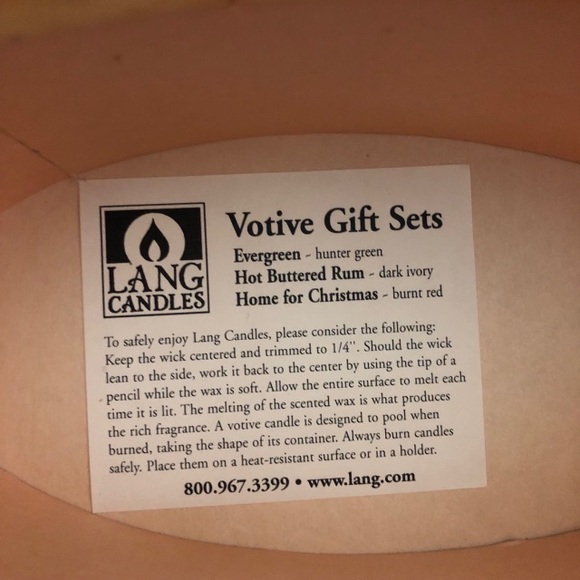 LANG SIMPLE LIFE SET AROMATIC CANDLES - Picture 3 of 6